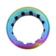 thumbnail image 1 of Cubiertas De Anillo De Volante, Anillos De Bloqueo De Cassette De Bicicleta De Aleación De Titanio Impermeables, Multicolor, 1 of 5