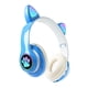 thumbnail image 1 of Auriculares Con Orejas De Gato Auriculares Para Juegos Con Iluminación RGB Para Teléfonos PC Tablet Azul, 1 of 5