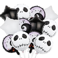Globos De Aluminio Con Forma De Calavera Cheosruy Para Halloween Balloons, 16 Unidades, 18 Pulgadas