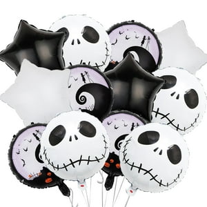 Globos De Aluminio Con Forma De Calavera Cheosruy Para Halloween Balloons, 16 Unidades, 18 Pulgadas