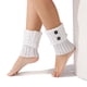 thumbnail image 1 of suxuMhao Calcetines - 3 Pares Calentadores de Piernas Blancos: Calentadores de Piernas Tejidos, Calentadores de Piernas Holgados, Calentadores de Piernas Cortos, Calentadores de Piernas para Botas,, 1 of 2