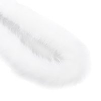 Bothyi - Rollo De Tela De Piel Artificial Suministros Suaves Piel Artificial Blanco