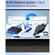 thumbnail image 3 of Divisor Ethernet LIEZHUA 1 a 4 - 1000 Mbps de alta velocidad, 3 of 9
