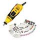 thumbnail image 1 of Minitorno Herramienta Rotativa Mini Amoladora Kit De 160 Accesorios 135W Maquina De Precision Multifuncion Para Manualidades Bricolaje Pulido Grabado Y Proyectos Profesionales Con Maletin FIGOIMPORT, 1 of 9