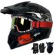 thumbnail image 1 of Casco juvenil Loyoriwy certificado DOT negro M, 1 of 8