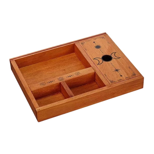 Porta tarjetas, soporte para tarjetas, accesorios, caja de almacenamiento, decoración, caja de tarjetas, decoración estética de madera para jugar, muj