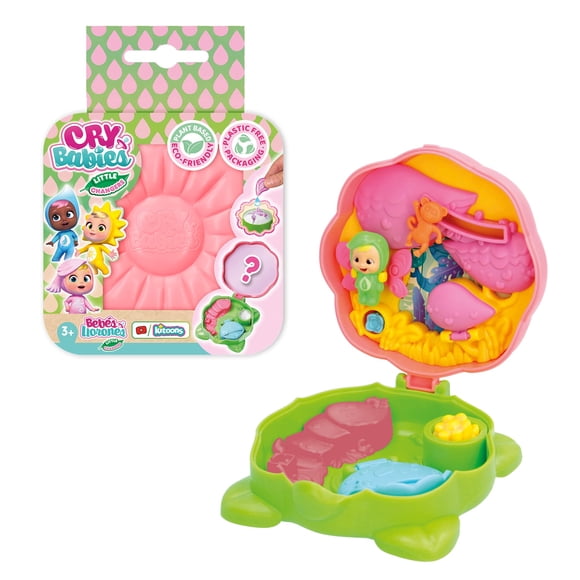 Cambiadores pequeños de Playset Cry Babies, ecológicos, con forma de flor, compactos