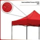 thumbnail image 2 of Toldo Plegable Tipo Araña 3x3 MTS Impermeable Ajustable Rojo, 2 of 2