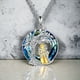 thumbnail image 2 of Collar mamá dos hijos cristal plata 925, 2 of 2