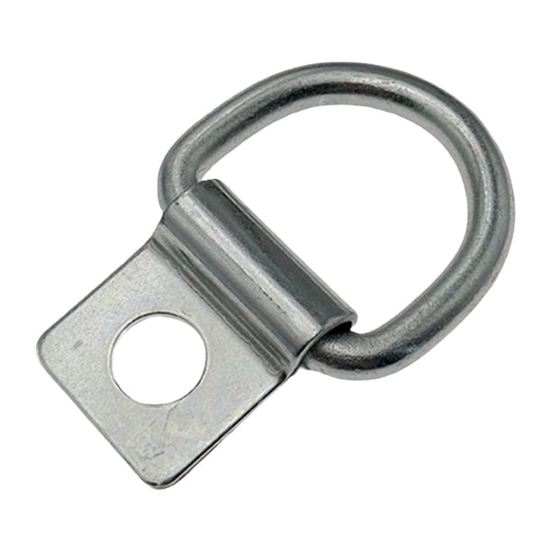 Gancho de para carga, bucle de de carga, fácil instalación, resistente, bucle en D, anclaje para carga en camiones, barcos, , 14 mm sin tornillo