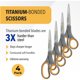thumbnail image 2 of Tijeras Westcott de 8 pulgadas con revestimiento de titanio, 2 of 3