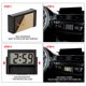 thumbnail image 4 of Reloj digital YOUNGFLY 6,3 cm para tablero de coche negro, 4 of 7
