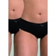 thumbnail image 1 of Pantaleta Pack de 2 Algodón Elasticado 96633P Black Talla M, 1 of 3