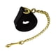 thumbnail image 1 of Cobre Caballo Ecuestre Cuerda De Plomo Correas Pony Rein Halter Cadena De Agarre Negro, 1 of 5