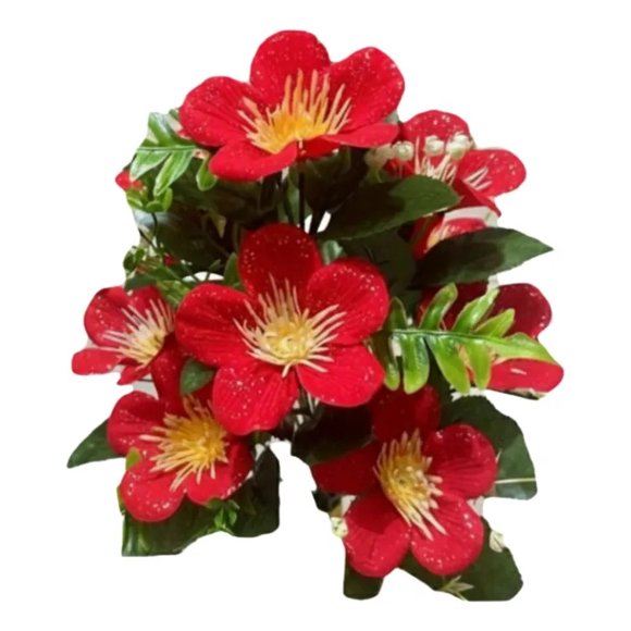 Set 3 Ramo Floral Artificial Elegante Vitalidad Infinita Jhn