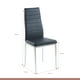 thumbnail image 4 of Pack de 4 Sillas Dining Liana con patas cromadas - Negras, 4 of 4