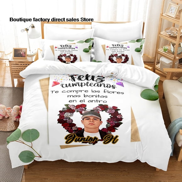Junior H Las Bedding Set Single Twin Full Queen King Size Bed Set Aldult Kid Bedroom Duvetcover Sets bed sheet setBed Sheets
