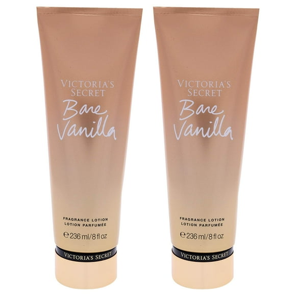 Loción aromática Victoria's Secret Bare Vanilla para mujer, 240 ml x 2