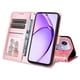 thumbnail image 5 of Funda tipo cartera FOXDOCK para OPPO A5x 4G/5G , diseño girasol en relieve, cuero PU, cierre magnético, soporte y tarjetero, 5 of 5