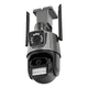 thumbnail image 1 of Cámara Vigilancia Wifi Exterior 2k 4mp Doble Lente Gris, 1 of 3