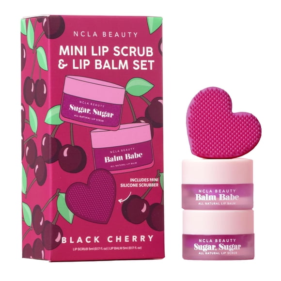 Set De Exfoliante Y Bálsamo Labial Black Cherry
