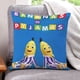 thumbnail image 1 of Bananas en Pijamas Fundas de almohada de terciopelo con tema, regalos de funda de almohada, decoración para el hogar, cojín de lanzar, regalo de cumpleaños para fans y parejas.50*50cm., 1 of 6