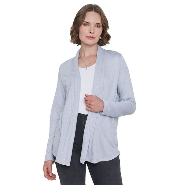 Tapado Mujer Básico Lurex Gris Corona
