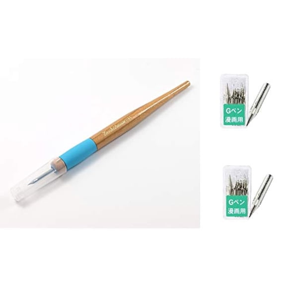 Set de pluma para cómic Tachikawa T-40 con portaplumas de 15 cm + 20 plumillas