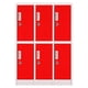 thumbnail image 1 of Locker P0221 Metalico 6 Puertas Rojo, 1 of 4