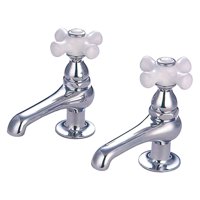 Grifo Para Lavabo Kingston Brass Vintage Cc10L1, Cromo Pulido