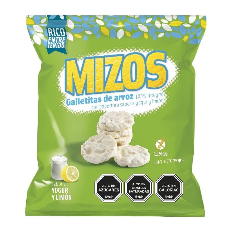 Galletas De Arroz Yoghurt-limón 25 g Mizos