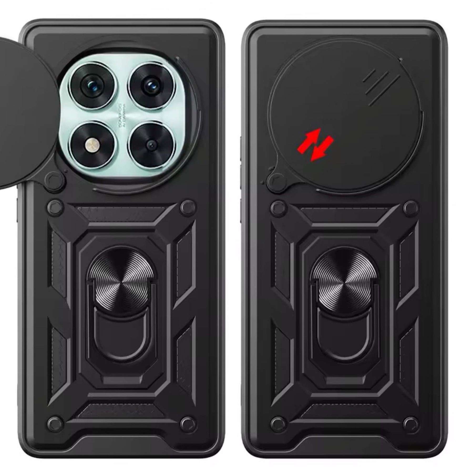 Genérico - Carcasa Armor Anillo Para Note 14 Pro 5g