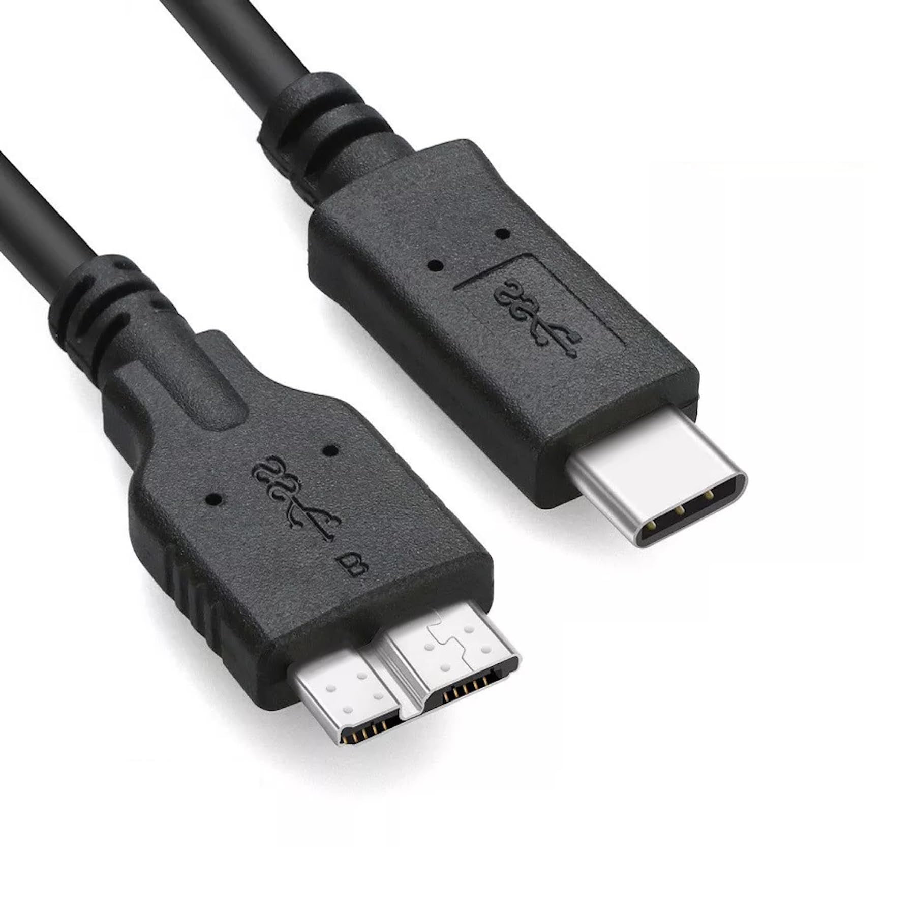Ienza - Cable Usb C A Mini-b De Alta Velocidad Para Discos Duros Externos