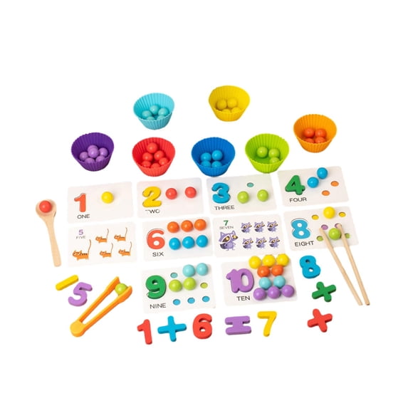 Juguetes De Clasificación De Colores Del Arco Iris Montessori Para La Interacción Preescolar Jardín De Infantes