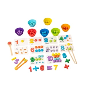 Bothyi - Juguetes De Clasificación De Colores Del Arco Iris Montessori Para La Interacción Preescolar Jardín De Infantes