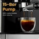 thumbnail image 3 of Máquina De Café Espresso Craftbrew De 15 Barras Con Varilla De Vapor De 1 8 L, 3 of 7