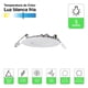 thumbnail image 2 of Panel Led Foco Plafón Empotrado Redondo 3w 8cm Luz Fría Blanco, 2 of 5