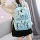 thumbnail image 4 of 1pc New School Bag Womens Student Polyester Waterproof Backpack, Fashion Leaves Pattern Printing Backpack, Large-capacity Travel Bag, 4 of 4