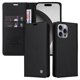 thumbnail image 1 of Funda Billetera de Cuero para iPhone 16 Pro Max con Tarjetero y Soporte - Tapa Magnética Negro, 1 of 6