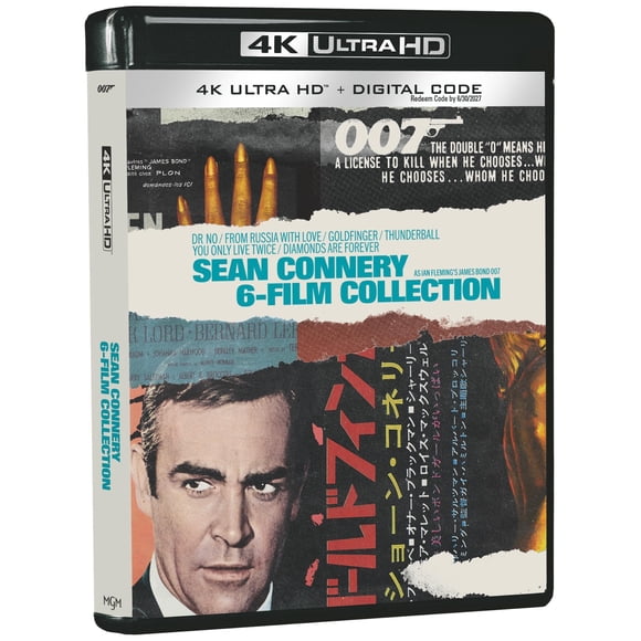 Colección de películas 007 James Bond Sean Connery 4K Ultra HD