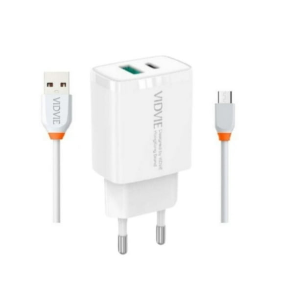 Cargador Completo 20W Carga Rápida Usb-C Vidvie