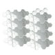 thumbnail image 3 of 30 Piezas Espejo Hexagonal Vinilo Etiqueta De La Pared Calcomanía Decoración Del Hogar Plata 46x40x23mm, 3 of 5