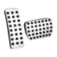 thumbnail image 1 of Unique Bargains 2 piezas Cubiertas de Pedales de Gas y Freno para Mercedes-Benz GLE GLS ML GL 350 400 450 2013-2019 Pedales de Coche de Acero Inoxidable, 1 of 7
