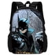 thumbnail image 1 of Super B-BatmanS-Logo 3 pcs set Child School Backpack with Lunch Bags ,Pencil Bags ,School Bags for Boys Girls Best Gift, 1 of 3