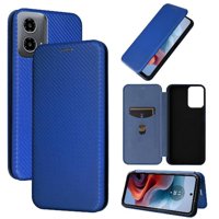 Funda Flip Para Foxdock Motorola Moto G34 5G - Funda Magnética De Negocios, Funda Protectora Delgada