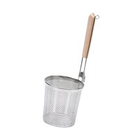 Magideal - Colador De Pasta De Acero Inoxidable, Colador De Fideos, Espumadera, Cesta De Pasta De Malla Para Patatas Fritas, Pollo, Aros De Cebolla, Restaurante, 12Cm