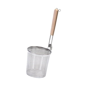Magideal - Colador De Pasta De Acero Inoxidable, Colador De Fideos, Espumadera, Cesta De Pasta De Malla Para Patatas Fritas, Pollo, Aros De Cebolla, Restaurante, 12Cm