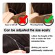 thumbnail image 3 of Xiao Hua Extensión de Cabello con Alambre de Línea de Pesca invisible, Fibra Sintética Larga Ondulada Rizada, Extensión de Cabello Estilo Diadema Ajustable, Adecuada para Mujer, 16 inch Castaño, 3 of 4