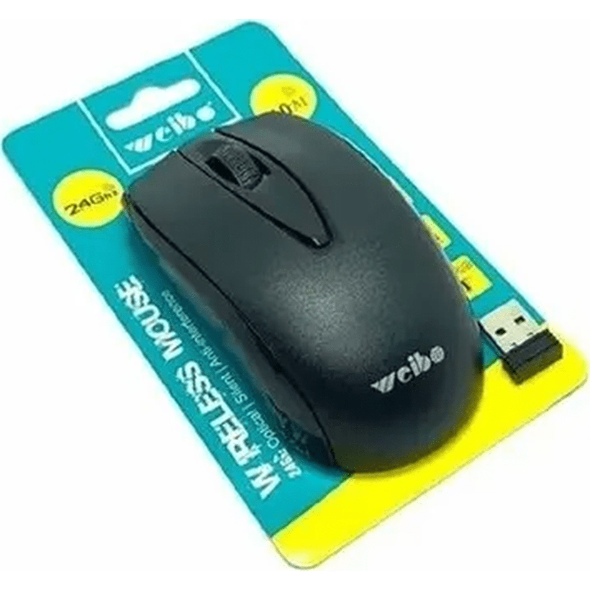 Genérico - Mouse Óptico Inalámbrico 2.4ghz Con Receptor