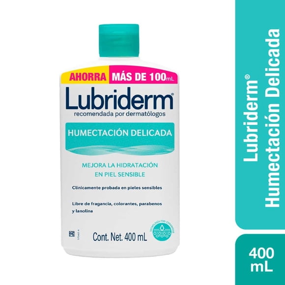 Crema Lubriderm Corporal humectación delicada, 400 ml